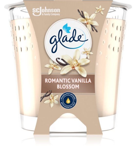 GLADE Romantic Vanilla Blossom vonná sviečka 112 g