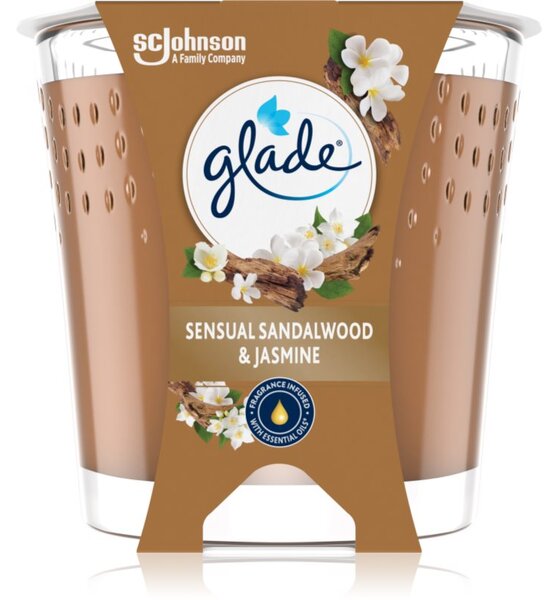 GLADE Sensual Sandalwood & Jasmine vonná sviečka 112 g