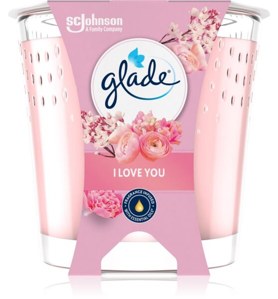 GLADE I Love You vonná sviečka 112 g
