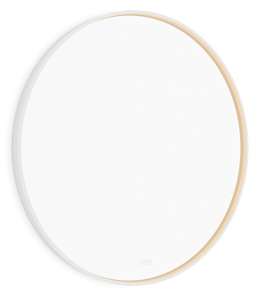 Nimco Biele LED zrkadlo pr. 900 s dvoma dotykovými senzormi - ZPB 31003RVX-05
