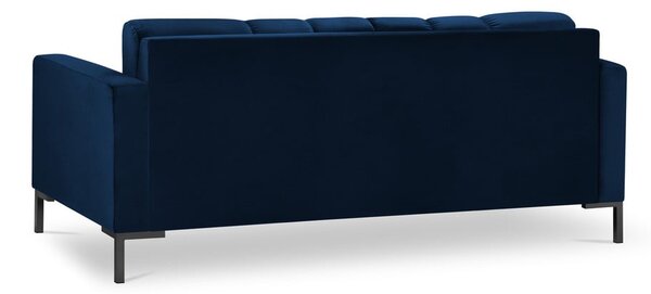 Tmavomodrá zamatová pohovka Cosmopolitan Design Bali