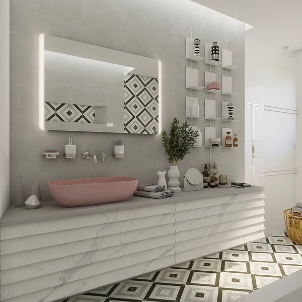Nimco LED zrkadlo 1000x700 s dvoma dotykovými senzormi - ZP 17004VX