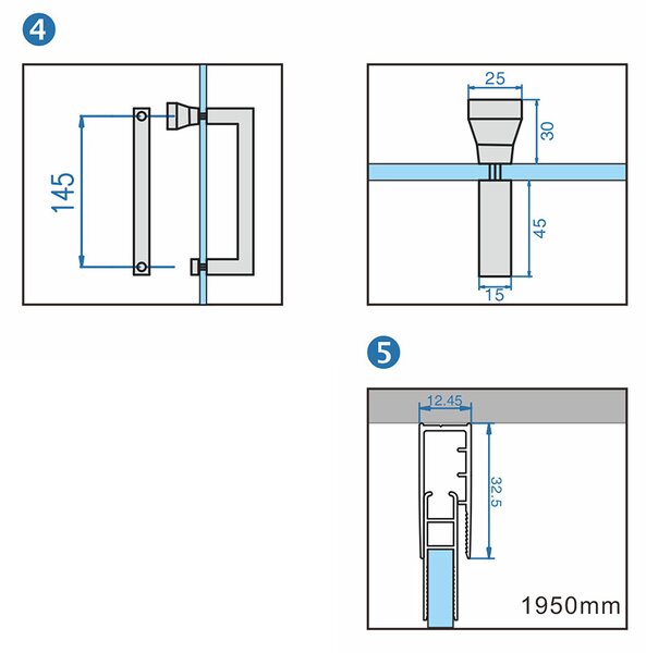 BPS-koupelny Štvorcový sprchovací kút ZES KZ01D BL 100x100 čierny/transparent - bez vaničky