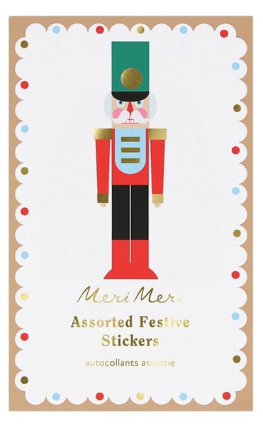 Vianočné samolepky Nutcracker