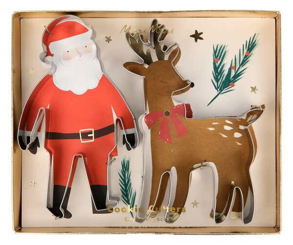 Vykrajovátka Santa / Reindeer – sada 2 ks