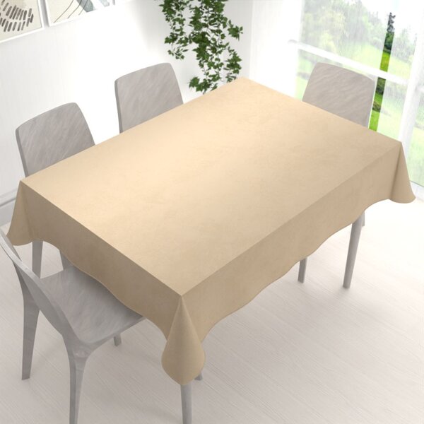 Biante Zamatový obdĺžnikový obrus Velvet Premium SVP-045 Kávovo béžový 60x100 cm