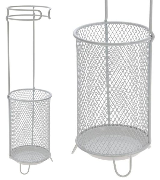 Kovový stojan na dáždniky June White, 50x18 cm