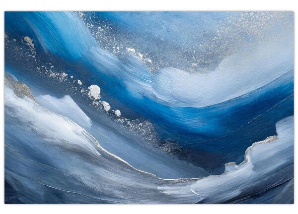 Obraz - Abstrakcia oceánu (90x60 cm)