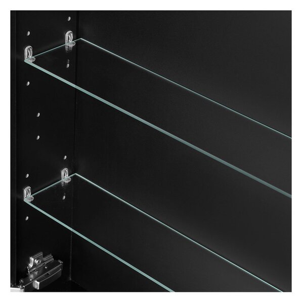Comodo Zrkadlová skrinka Amata B 60 ZS LED-G s osvetlením Any LED 30 G, zlatá