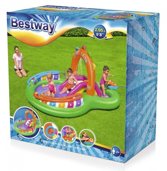 Bestway® Hracie centrum 53117 Bestway 2.95m x 1.90m x 1.37m Sing 'n Splash 8050229 - Nafukovací Bazén