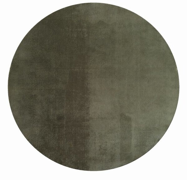 Ayyildiz , Kusový koberec Joy 1400 green kruh, 80x80 (priemer) kruh, zelená, chodba / predsieň