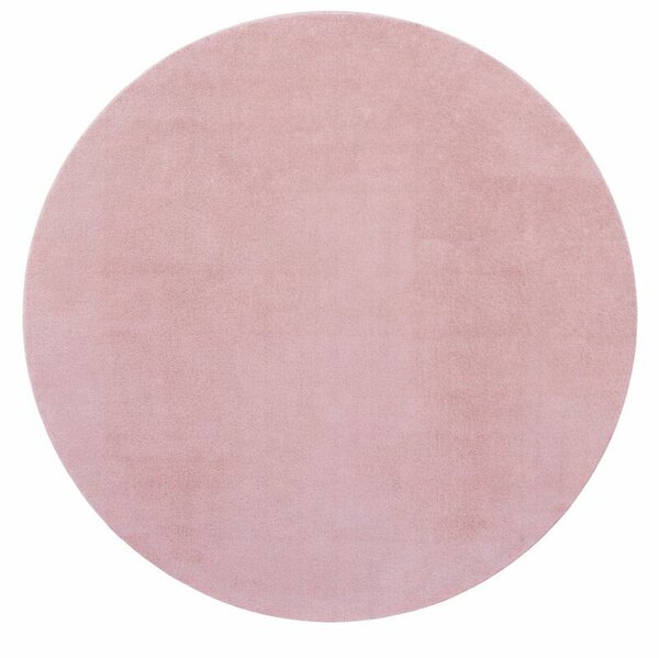 Ayyildiz , Kusový koberec Joy 1400 rose kruh, 80x80 (priemer) kruh, ružová, chodba / predsieň
