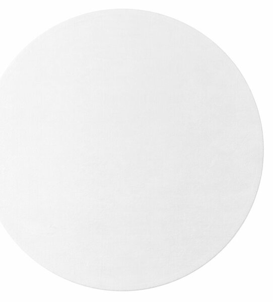 Ayyildiz , Kusový koberec Joy 1400 white kruh, 80x80 (priemer) kruh, biela, chodba / predsieň