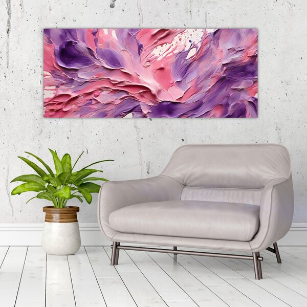 Obraz - Romantická abstrakcia (120x50 cm)
