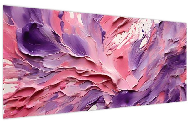Obraz - Romantická abstrakcia (120x50 cm)