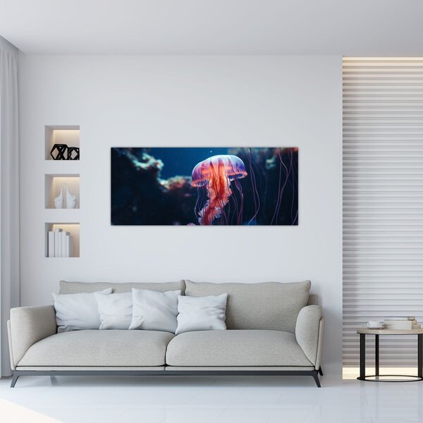 Obraz - Medúzka (120x50 cm)