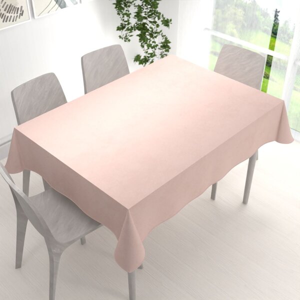 Biante Zamatový obdĺžnikový obrus Velvet Premium SVP-043 Púdrovo ružový 60x100 cm