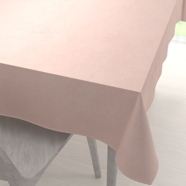 Biante Zamatový obdĺžnikový obrus Velvet Premium SVP-043 Púdrovo ružový 60x100 cm
