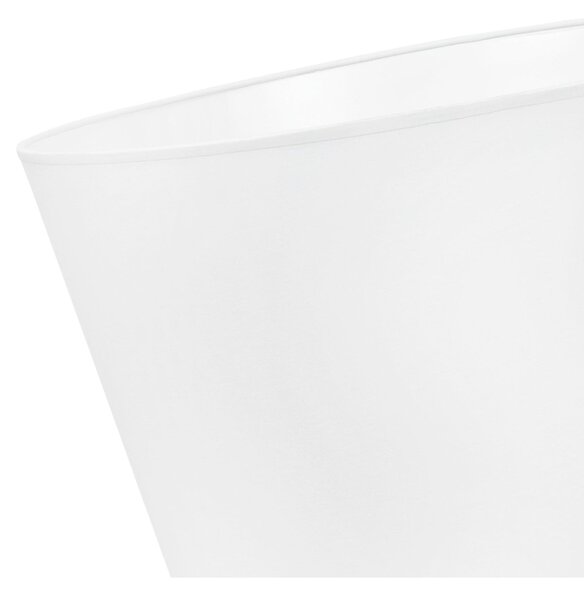 Závesné svietidlo Gaja, 1x biele textilné tienidlo, (fi 44cm), b