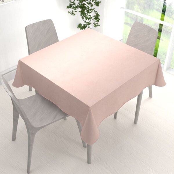 Biante Zamatový štvorcový obrus Velvet Prémium SVP-043 Púdrovo ružový 40x40 cm