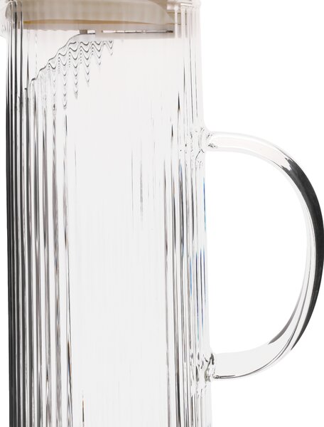 KONDELA Džbán na vodu/na víno, 1270 ml, číra, MATY