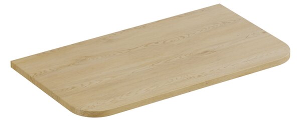 Comad Nábytková horná doska Ovalia Cremona 80 cm, dub cremona