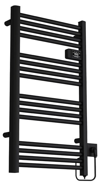 BPS-koupelny Elektrický kúpeľňový radiátor LOA BL 500W 54x96 cm, čierny
