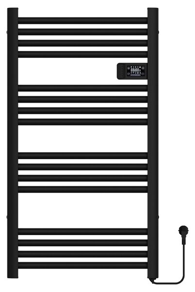 BPS-koupelny Elektrický kúpeľňový radiátor LOA BL 500W 54x96 cm, čierny