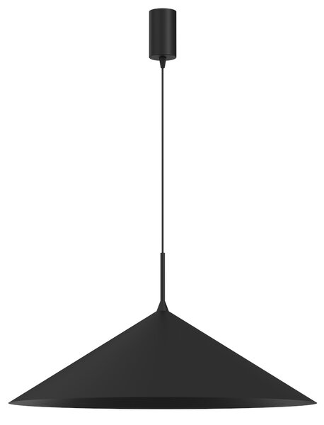 Závesné svietidlo Capital, 1x čierne kovové tienidlo, (fi 60cm), b