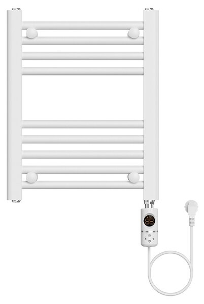 BPS-koupelny Elektrický kúpeľňový radiátor MANAM WH 300W, 40x50 cm, biely