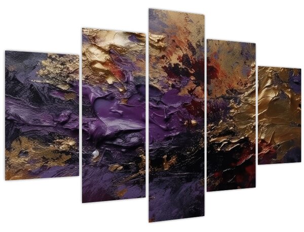 Obraz - Textúrovaná abstrakcia (150x105 cm)