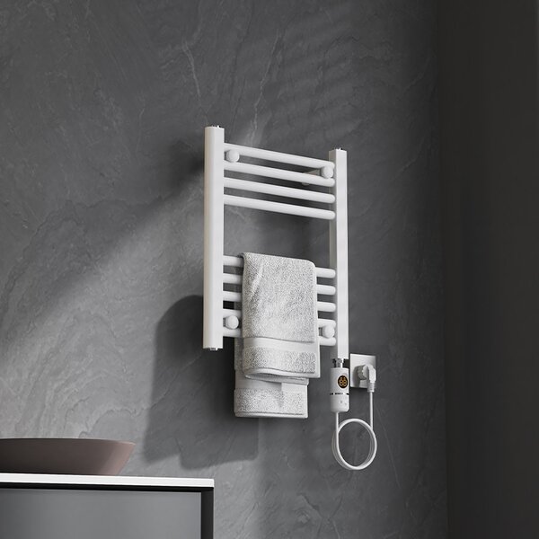 BPS-koupelny Elektrický kúpeľňový radiátor MANAM WH 300W, 40x50 cm, biely