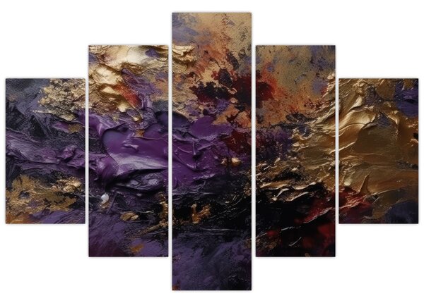 Obraz - Textúrovaná abstrakcia (150x105 cm)