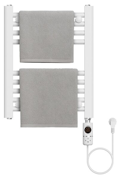 BPS-koupelny Elektrický kúpeľňový radiátor MANAM WH 300W, 40x50 cm, biely