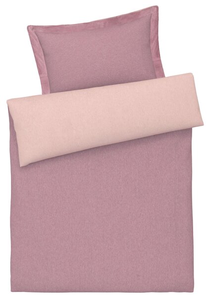 Livarno Home Džersejová posteľná bielizeň, 140 x 200 cm (ružovofialová) (100336653)