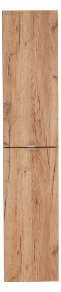 Comad Doplnková kúpeľňová skrinka vysoká Capri Oak 35 dub zlatý craft