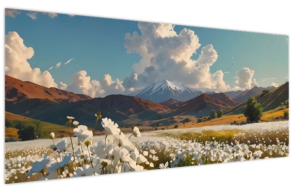 Obraz - Pokojná krajina (120x50 cm)