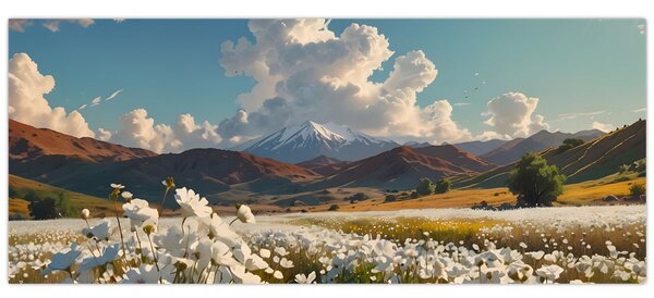 Obraz - Pokojná krajina (120x50 cm)