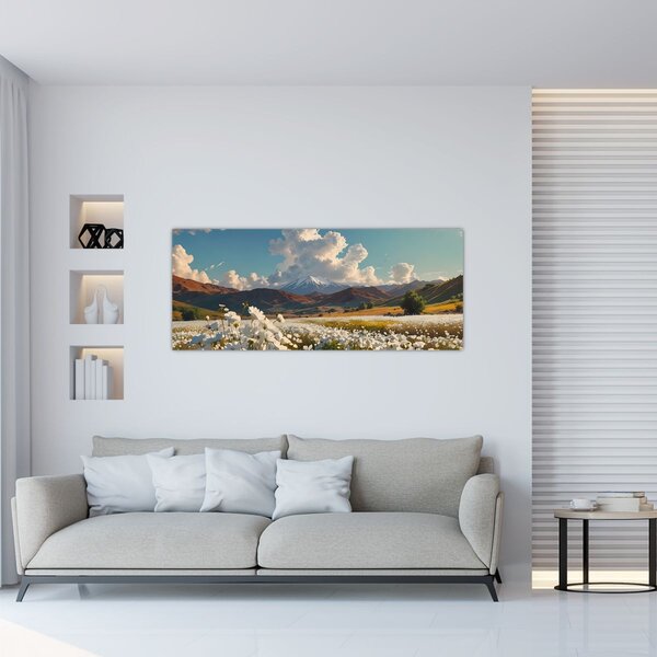 Obraz - Pokojná krajina (120x50 cm)