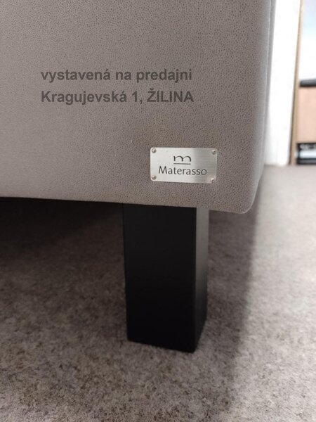CORIUM celočalúnená posteľ, MATERASSO (Slovenský výrobca, vystavená na predajni Kragujevská 1, Žilina)