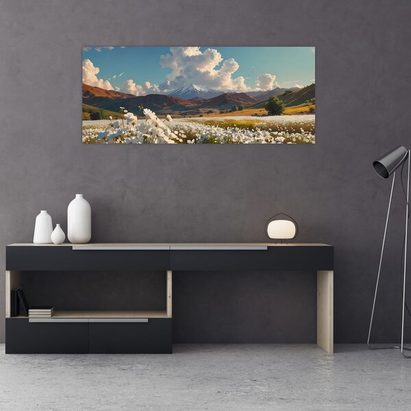 Obraz - Pokojná krajina (120x50 cm)