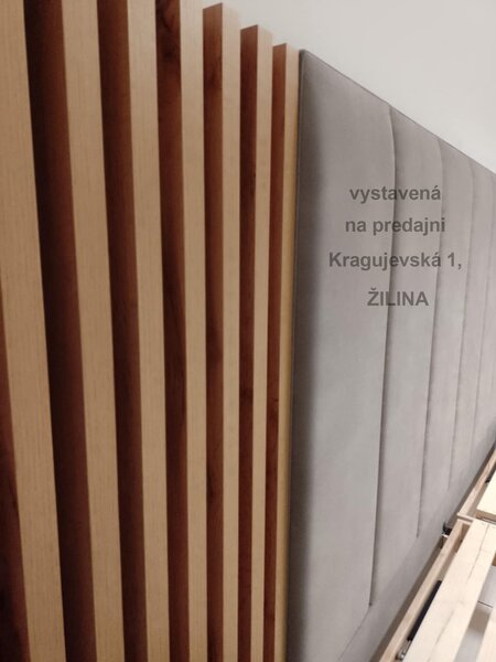 CORIUM celočalúnená posteľ, MATERASSO (Slovenský výrobca, vystavená na predajni Kragujevská 1, Žilina)