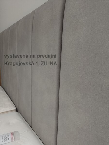CORIUM celočalúnená posteľ, MATERASSO (Slovenský výrobca, vystavená na predajni Kragujevská 1, Žilina)