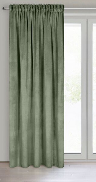 ZATEMŇOVACÍ ZÁVES NA PÁSKE ROSA 140X270 CM OLIVOVÁ