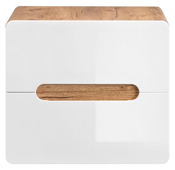 Comad Kúpeľňová skrinka pod umývadlo Aruba White 60 dub craft/biela
