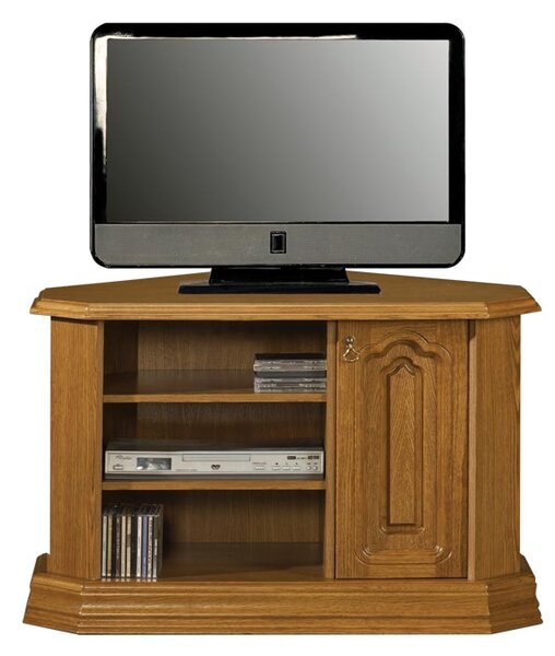 Rustikálny TV stolík Kinga D - drevo D3