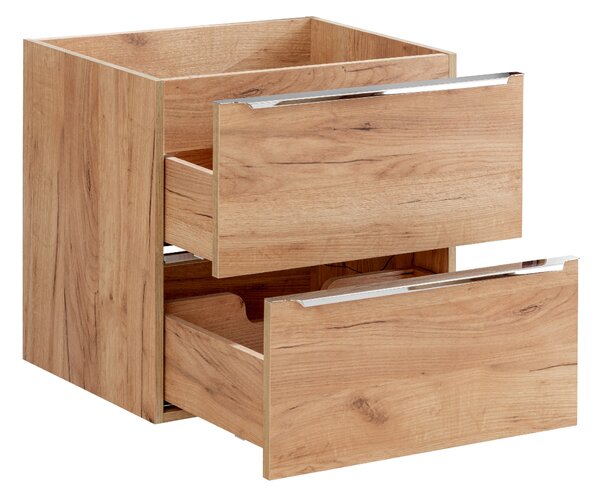 Comad Kúpeľňová skrinka pod umývadlo Capri Oak 60 dub zlatý craft