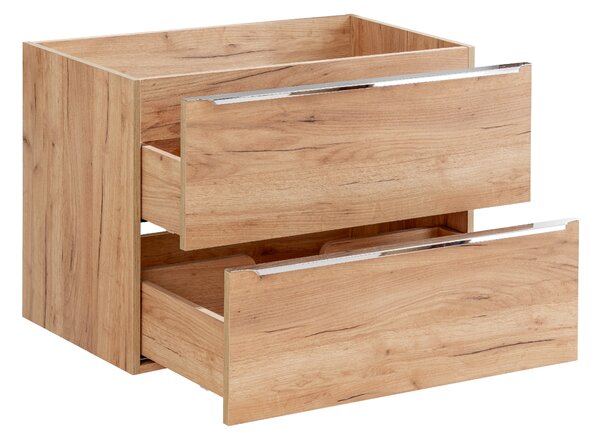 Comad Kúpeľňová skrinka pod umývadlo Capri Oak 80 dub zlatý craft