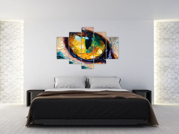 Obraz - Maľba mačacieho oka (150x105 cm)