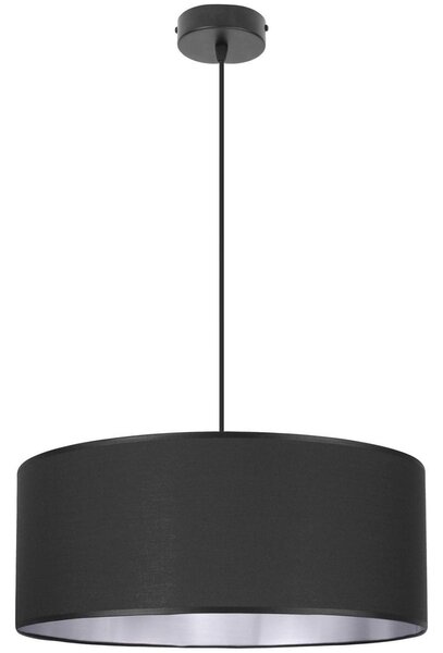 Závesné svietidlo Shade, 1x textilné tienidlo (výber z 2 farieb), (výber z 3 farieb konštrukcie), (fi 50cm), ch